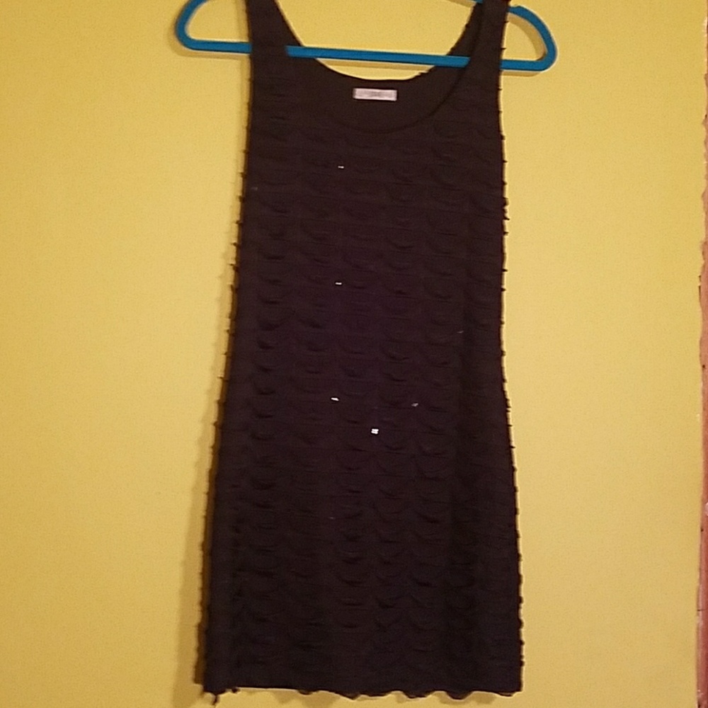 Black cocktail dress